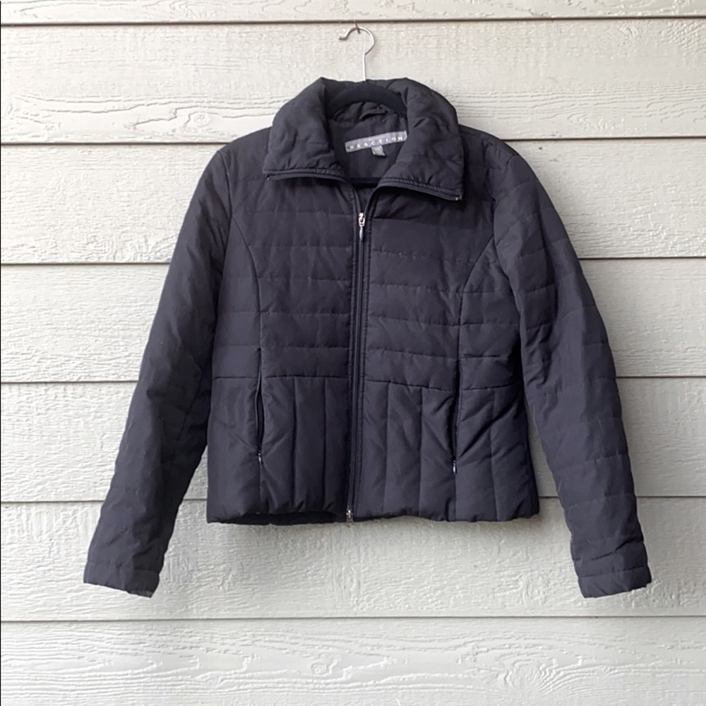 Like new black Kenneth Cole Reaction coat L